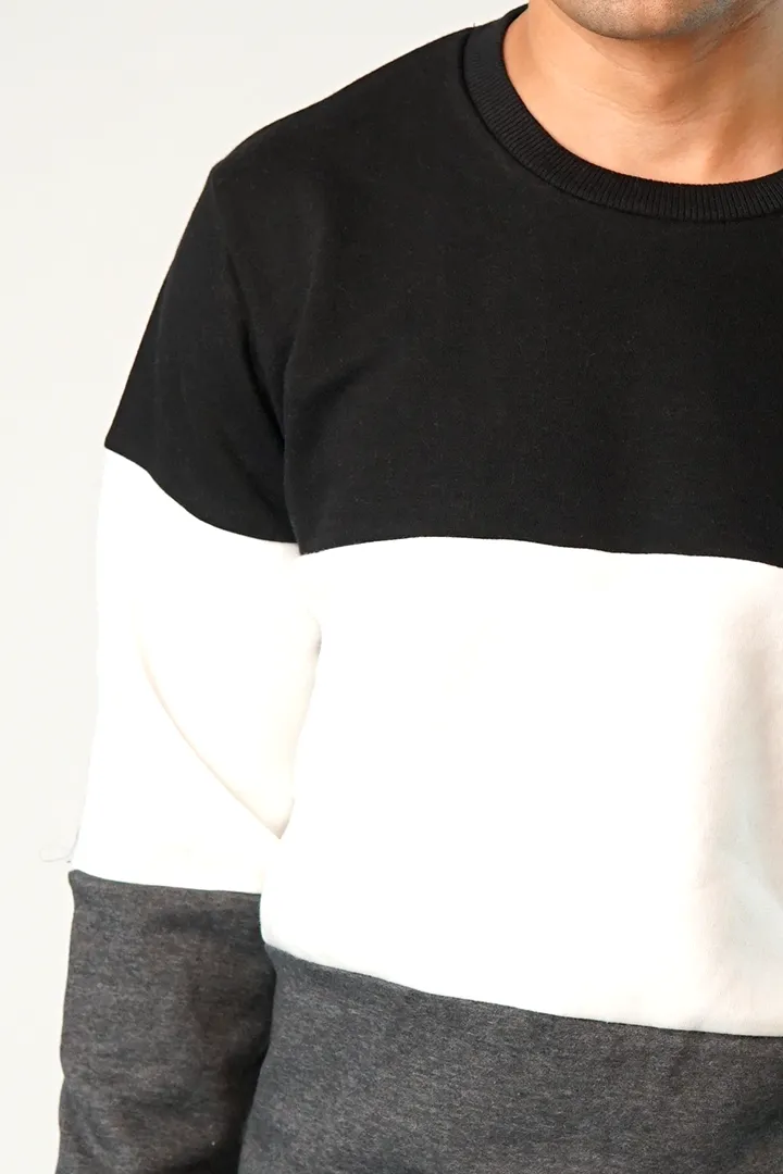 Beat Color Block Sweatshirt