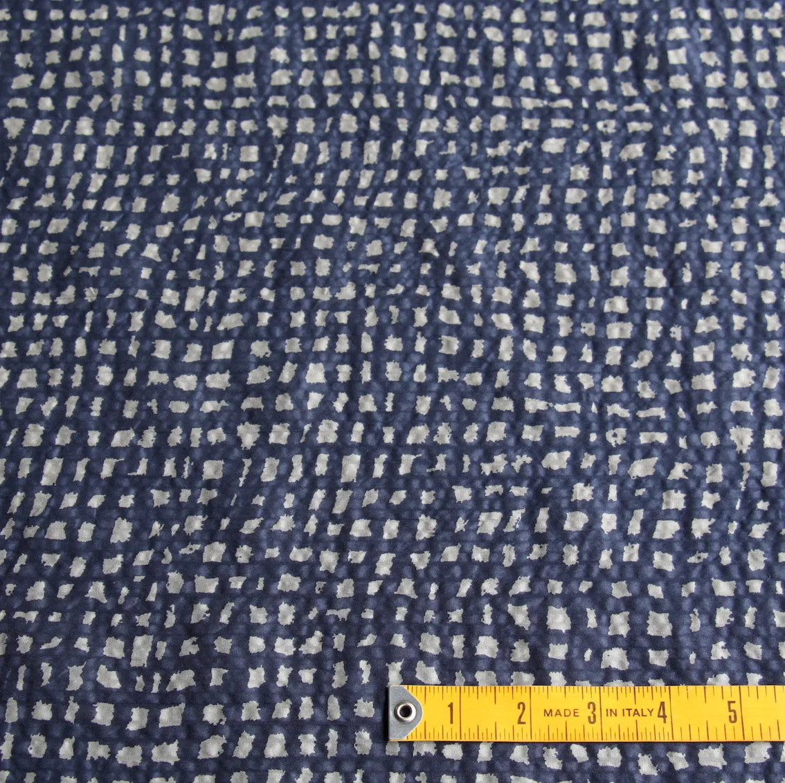 Caged Grey Seersucker (PRE-ORDER)