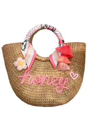 'Camille' Customizable Straw Bag (2 Styles)