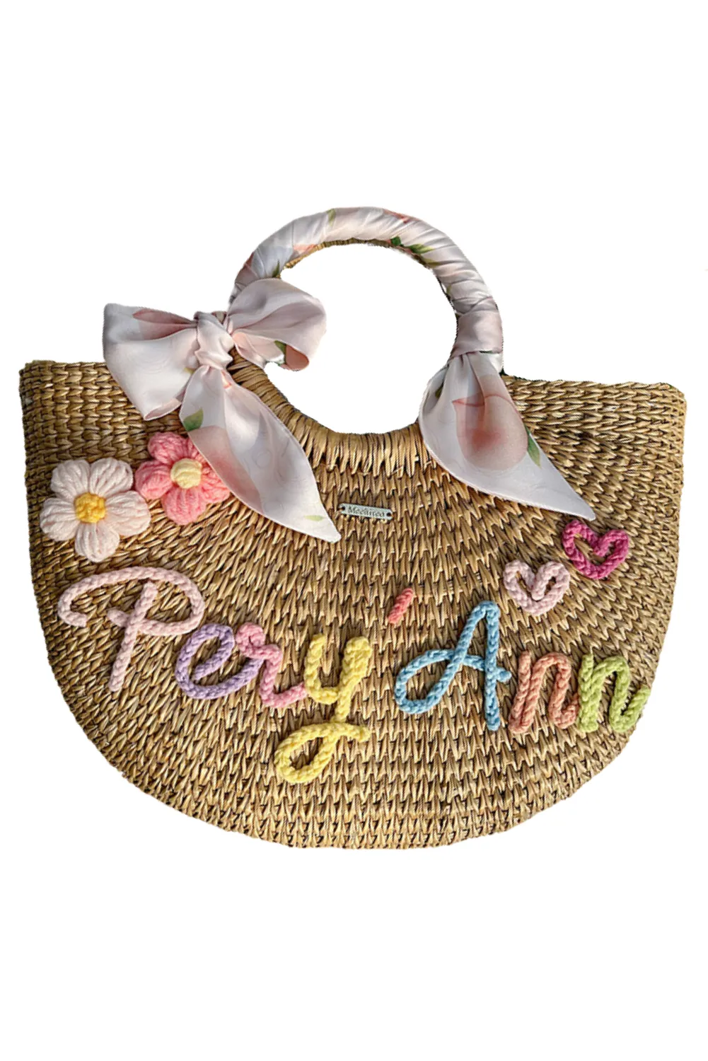 'Camille' Customizable Straw Bag (2 Styles)