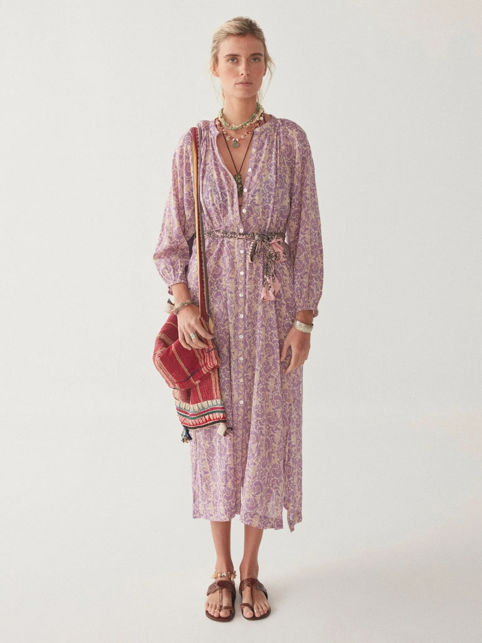 Casilda Dress - Purple Rain