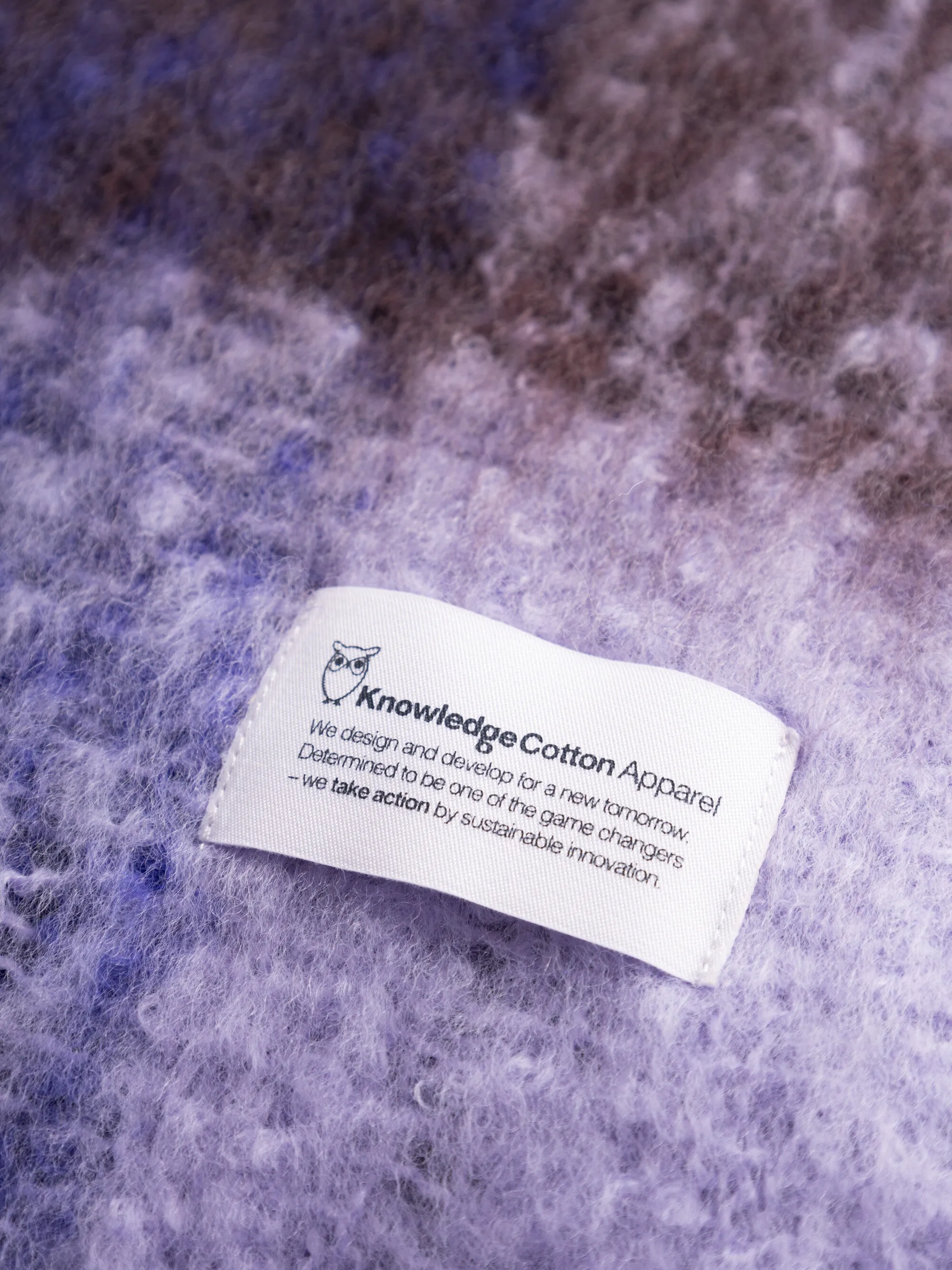 Checked scarf - Purple Check
