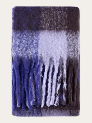 Checked scarf - Purple Check