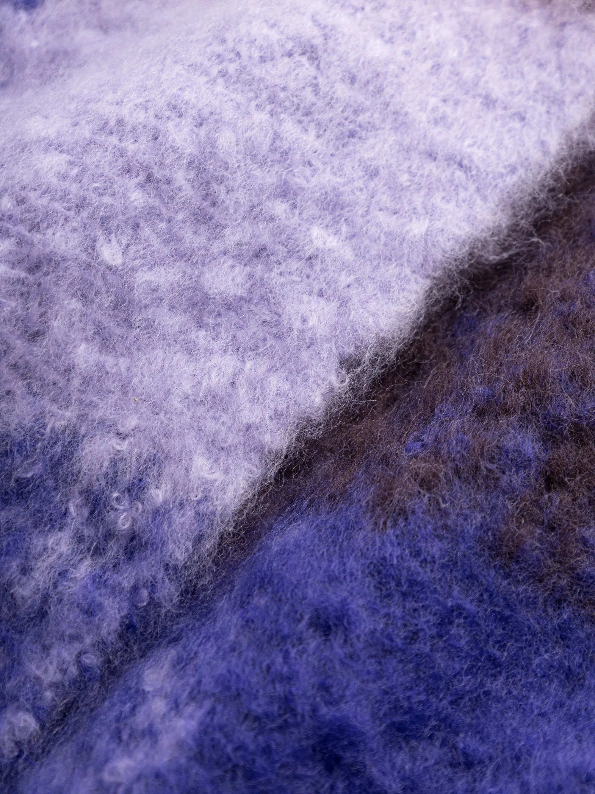 Checked scarf - Purple Check