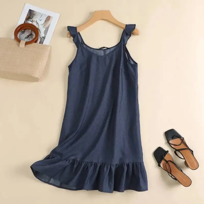 Cute Dress in Soft Cotton Blend for Everyday Wear