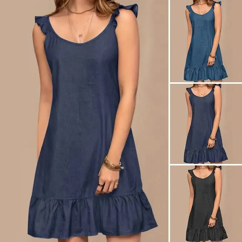 Cute Dress in Soft Cotton Blend for Everyday Wear