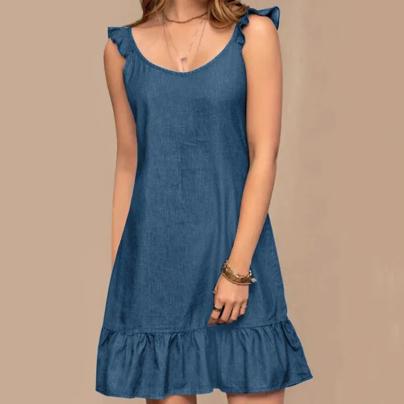 Cute Dress in Soft Cotton Blend for Everyday Wear
