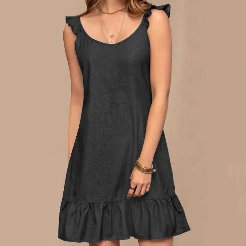 Cute Dress in Soft Cotton Blend for Everyday Wear