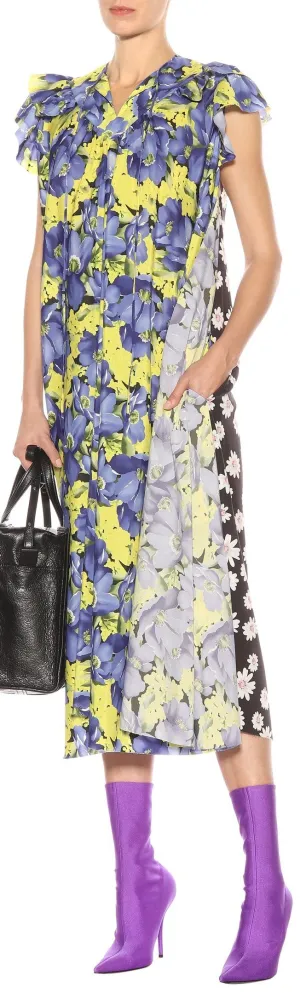Floral-Printed Midi Dress