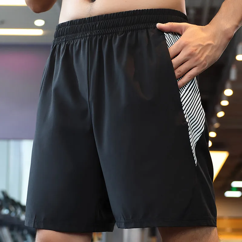 Hzori Sports Shorts Men's Polyester Fiber Loose Quick-Drying Pants Fitness Leisure Sports Shorts Men's