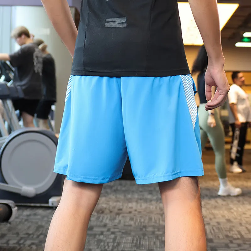 Hzori Sports Shorts Men's Polyester Fiber Loose Quick-Drying Pants Fitness Leisure Sports Shorts Men's