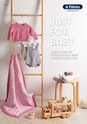 Just for Baby - Serene Knits in Natural Tones Cotton Blend 8ply