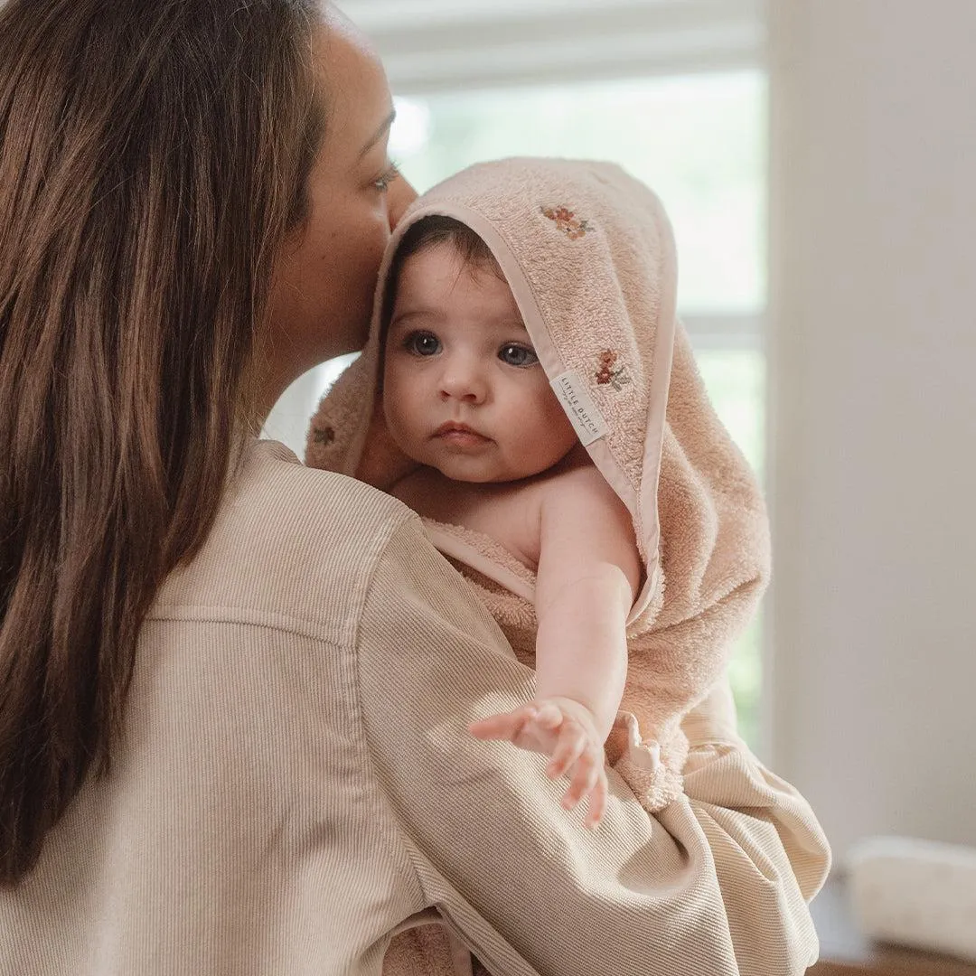 Little Dutch Hooded Towel - 75x75 cm - Blossom/Pink