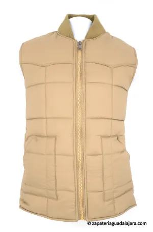 MEN POLYESTER VAQUERO VEST KHAKI