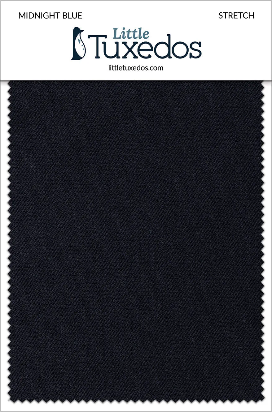 Midnight Blue Stretch Fabric Swatch