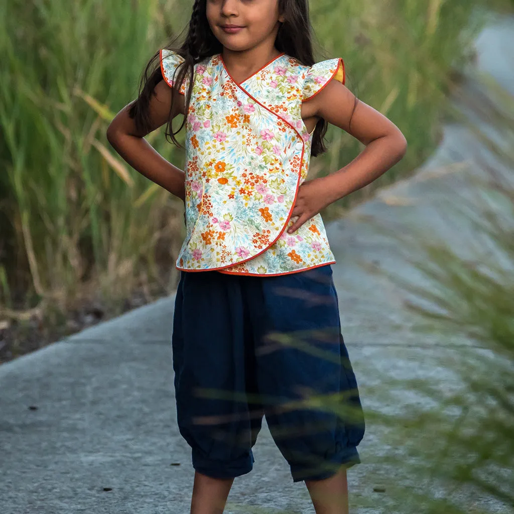 Petal Wrap Dress   Tunic Sewing Pattern - Baby - 4yrs