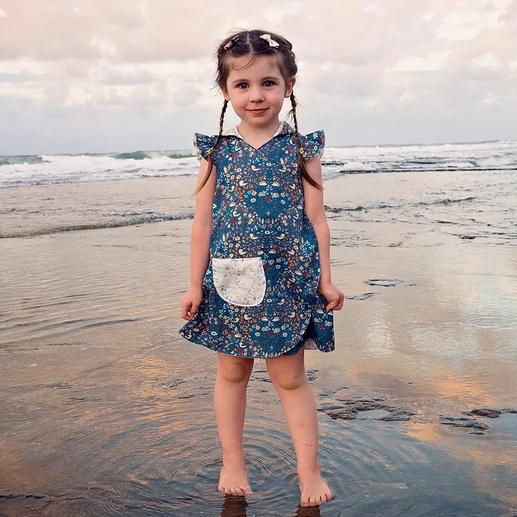 Petal Wrap Dress   Tunic Sewing Pattern - Baby - 4yrs