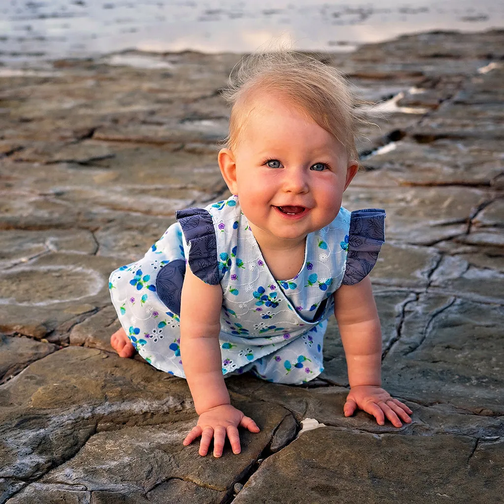 Petal Wrap Dress   Tunic Sewing Pattern - Baby - 4yrs