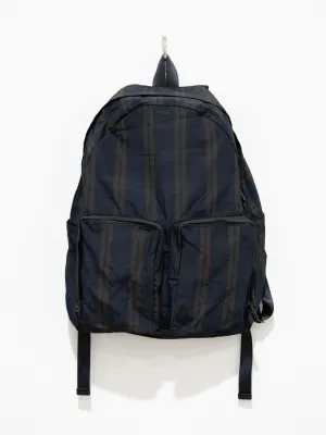 Polyester Memory Backpack - Plaid