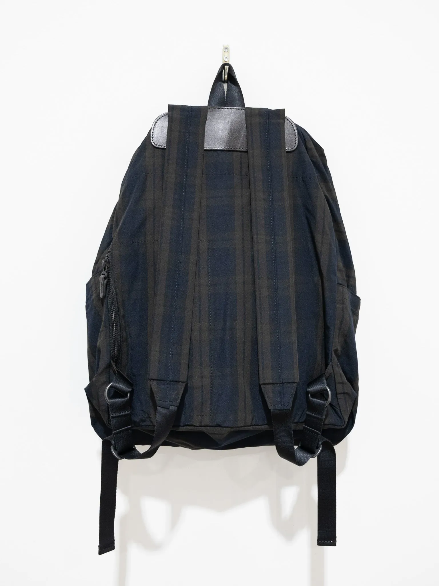 Polyester Memory Backpack - Plaid
