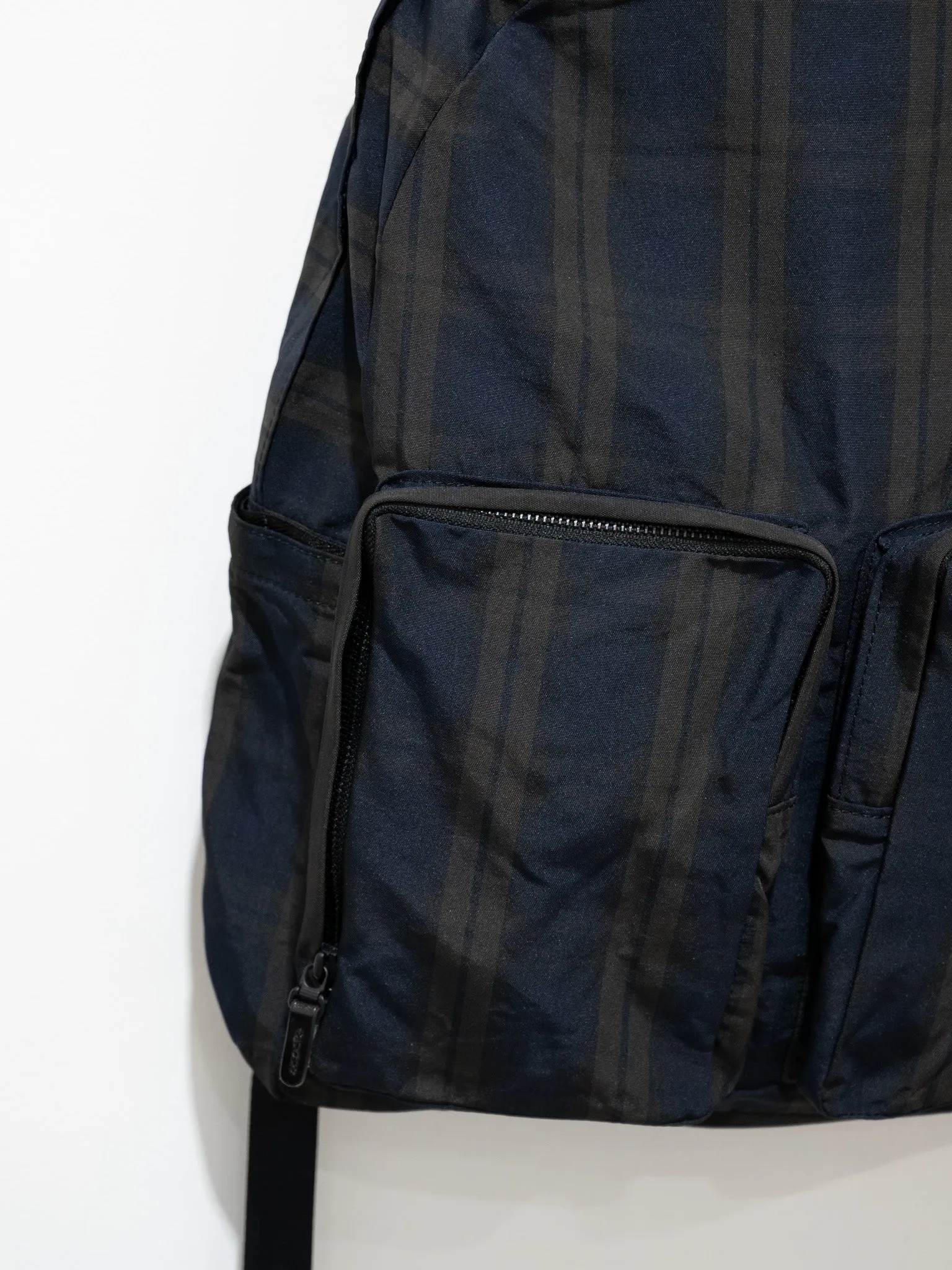 Polyester Memory Backpack - Plaid