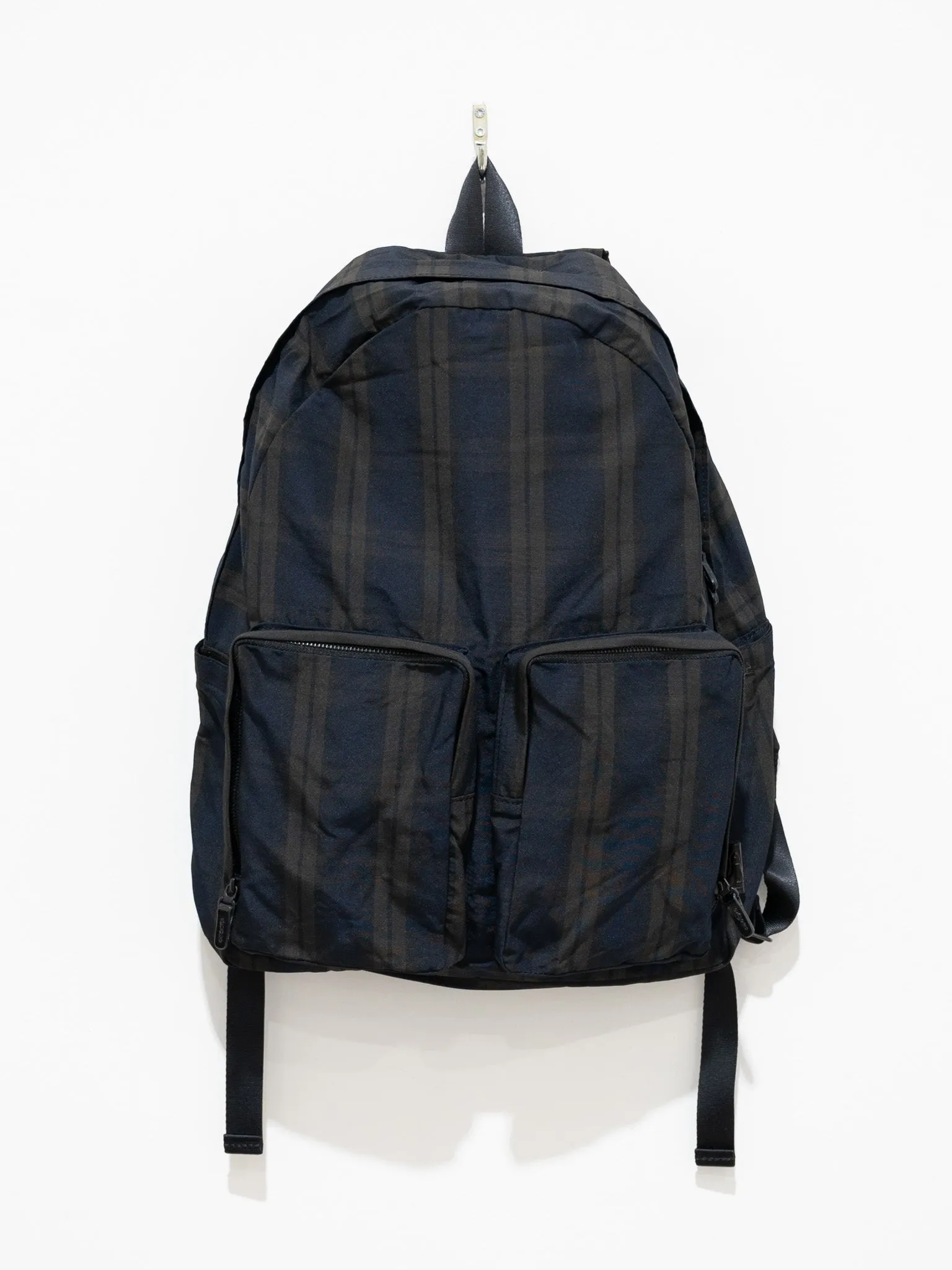Polyester Memory Backpack - Plaid