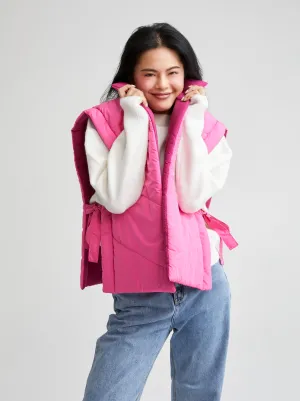 Shiraleah Petra Reversible Vest, Pink