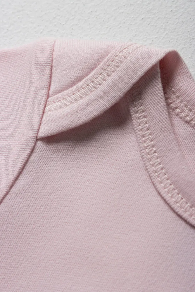 Short Sleeve Girl Body Vest Pink