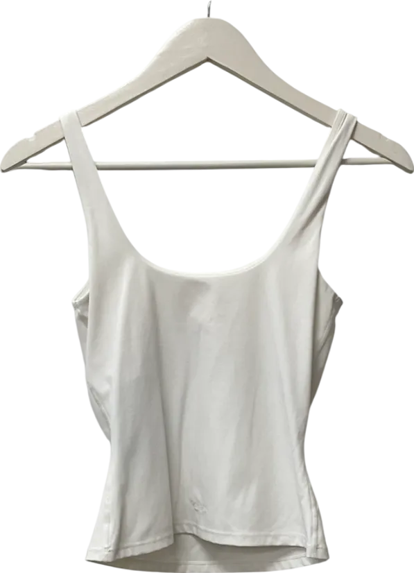 t/ala White Dayflex Built-in Support Essential Square Neck Vest - Ivory UK S