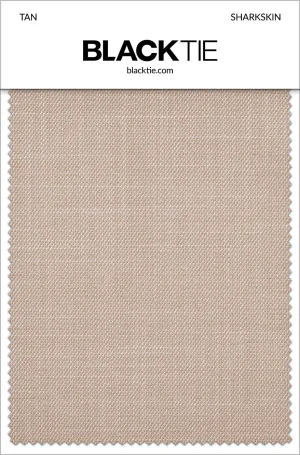 Tan Sharkskin Fabric Swatch
