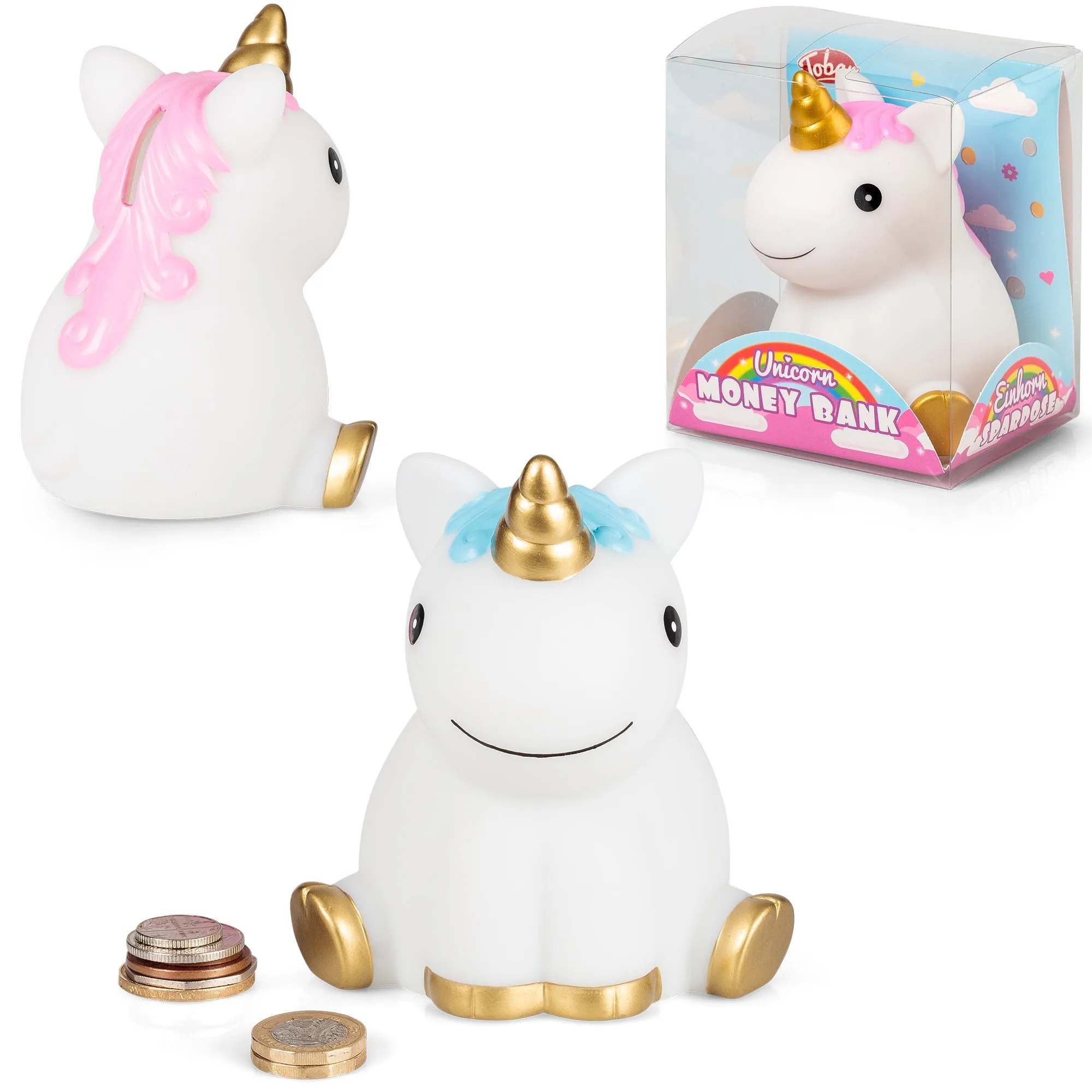 Tobar Unicorn Money Bank Assorted Styles