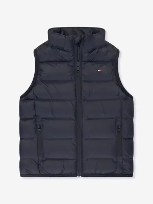 Tommy Hilfiger Kids Essential Light Down Vest in Navy