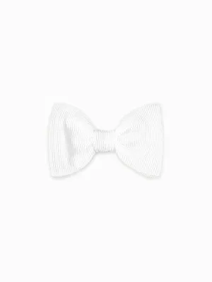 White Small Bow Girl Clip
