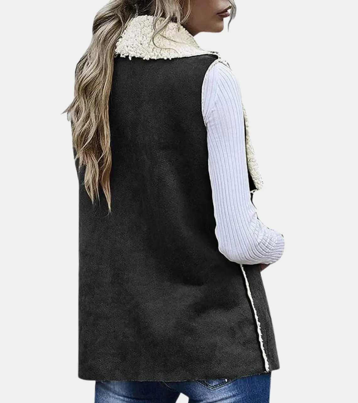 Wynter Women's Black Shearling Leather Jacket